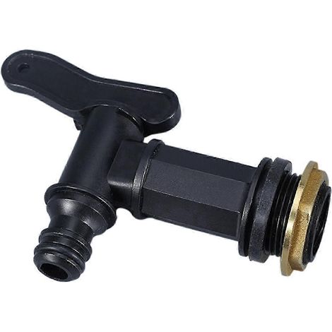 Adaptateur de robinet de rechange pour récupérateur d'eau de pluie, pièce détachée, accessoire de jardin, adaptateur de tuyau pour réservoir d'eau IBC, compatible avec les seaux de stockage de jardin, (1/5)
