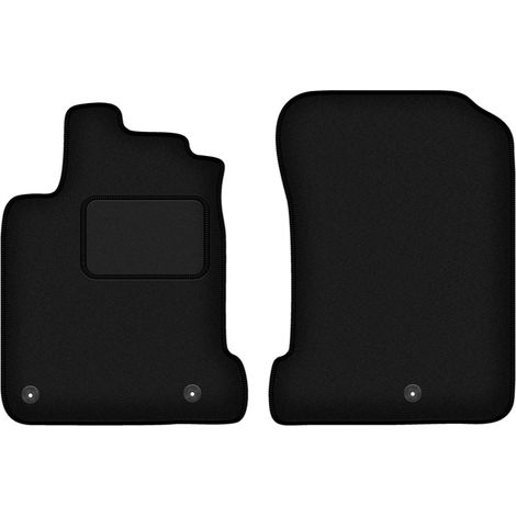 Tapis avant noirs pour : Renault Latitude berline (2010-2015) (1/5)