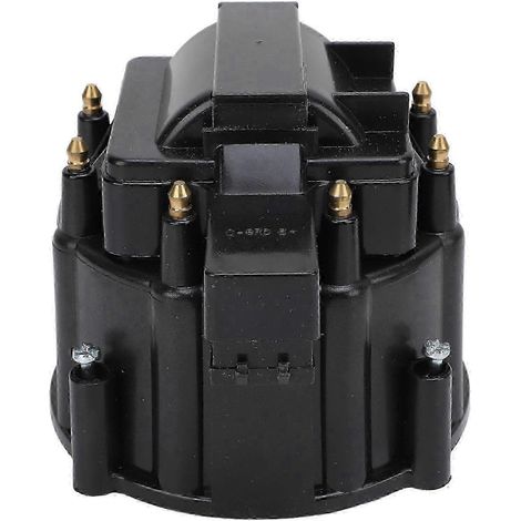 Verteilerkappen- und Rotorsatz für K549 SBC 283 305 307 327 350 400 BBC 454 396 427 - Schwarze Ausführung mit Tuning Edition 0619
