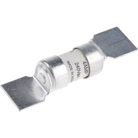 Fusible standard Britannique, 4A, E1, gG, HRC 240V c.a. (1/3)