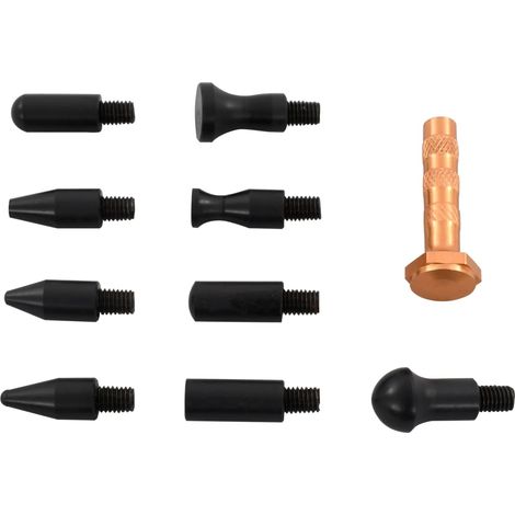 10 Piece Tap Down Tool Set for Paintless Dent Repair vidaXL