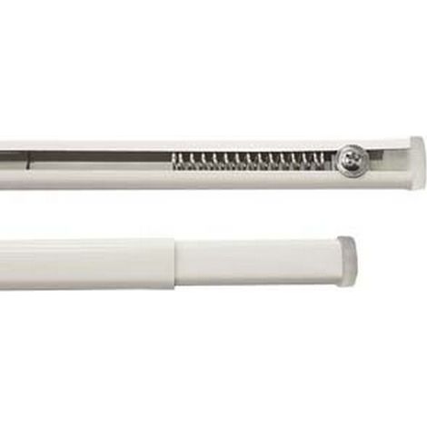 10BL ASTINE GUIDA PIATTA ESTENSIBILI PER TENDE BIANCA - cm.39-60 - colore bianco