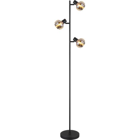 Globo - lampada da terra - Tokki - nero - metallo - E14 - 54309SB (1/5)