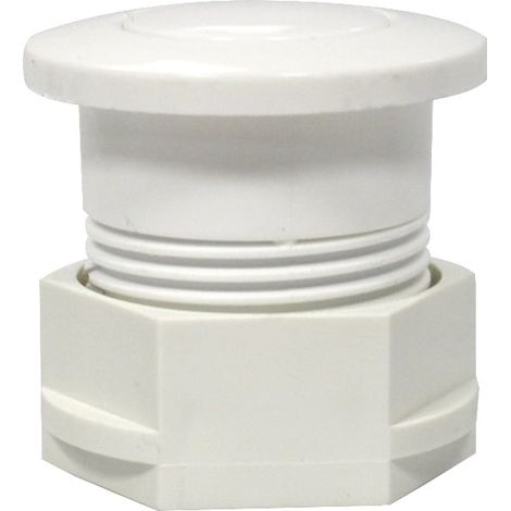 SFA – Bouton pneumatique de rechange pour WC broyeur – Écrou inclus – Compatible Sanicompact 43 Silence ECO+, 555, Elite Silence ECO+ (1/4)