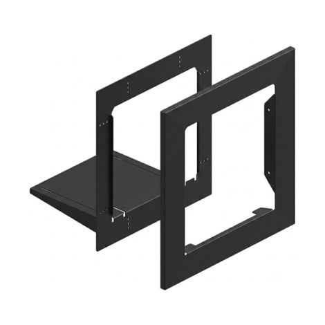 Clôture à domicile – Cadre d'encastrement spécial clôture – acier galvanisé – Couleur gris anthracite (1/2)