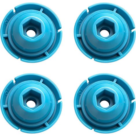 de 4 poussoirs robustes en ABS pour pistolets à colle avec (1/5)