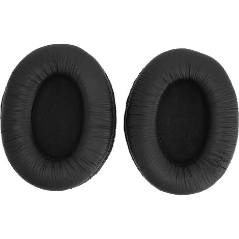 Coussinets d'oreille de remplacement en cuir, améliorant les basses, confortables, pièces de réparation pour casque MDR NC60, MDR D333, DR BT50. (1/5)