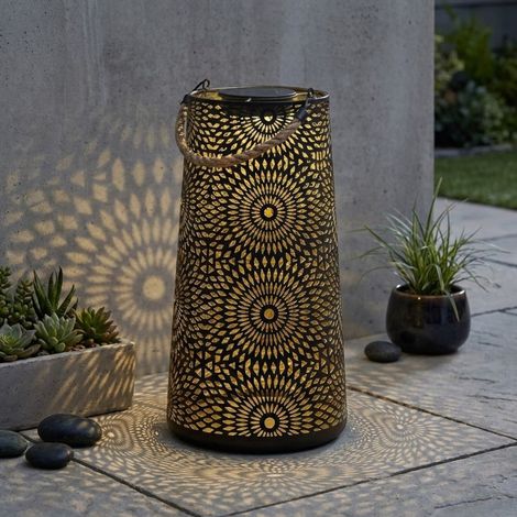 XL Muscat Swirl Solar Lantern (1/2)