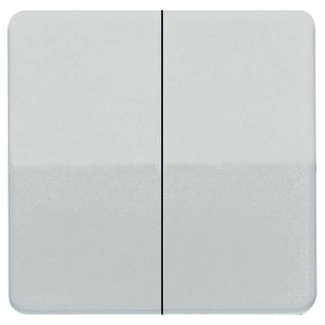 Jung Bilanciere 2 posti, alluminio anodizzato, serie CD, platino CD 595 PT