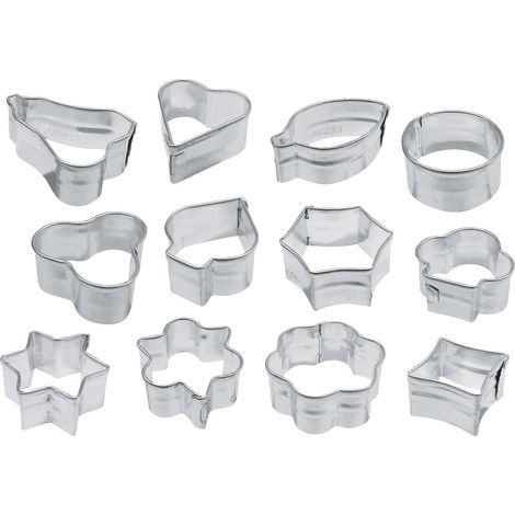 Zenker Ausstecher Mini 12-teilig Ausstechform Plätzchenform