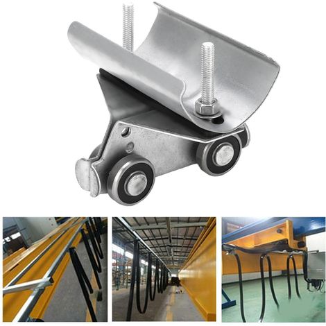 Rails de guidage de câbles en acier inoxydable C30, chariots, chemins de câbles et de fils, poulies (1/5)