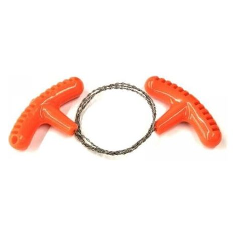 Mini scie de poche extérieure avec poignée en PP, scie à fil de survie pour camping, scie à fil en acier inoxydable, scie à gazon à eau (1/5)