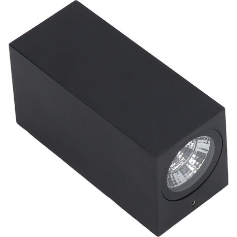 Applique murale double tête étanche en aluminium, 12 W, éclairage vers le haut et vers le bas, lampe d'extérieur moderne, 85-265 V, lumière blanche (1/5)