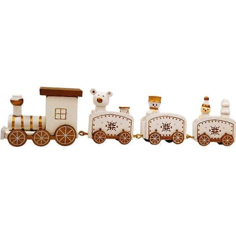Train de Noël, cadeaux durables, sapin de Noël, jouet de train de dessin animé, décoration Jiyuge (1/5)