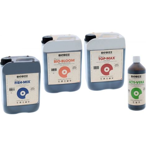 Pack engrais Fish.Mix 3 x 5 litres BIOBIZZ (1/3)