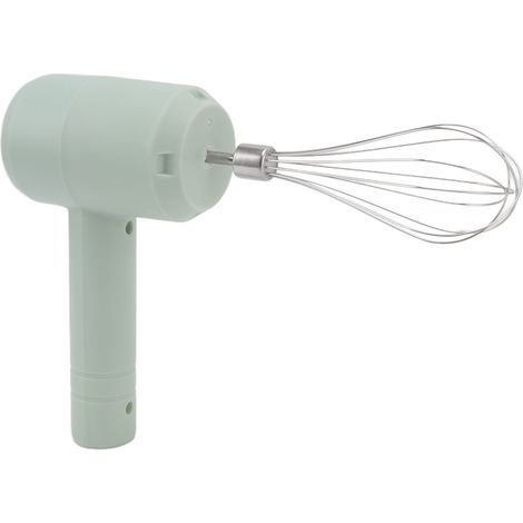 Mélangeur à main électrique automatique USB Rechargeable Portable sans fil mélangeur à main pour la cuisson de gteau oeuf crème cyan clair (1/5)