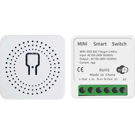 Tuya Smart Wi-Fi-Schaltermodul, Dunkelbox, Dualsteuerung, kabellos, App-Steuerung, Sprachsteuerung, Fernbedienung, Schalter, Licht