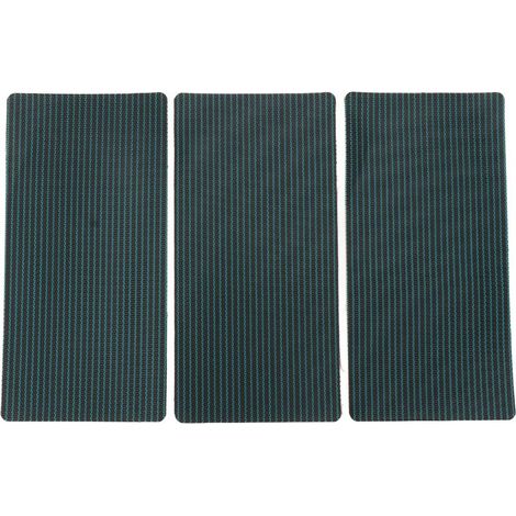 3-teiliges grünes PP-Selbstklebe-Poolreparaturset, Flicken für Poolabdeckungen, Größe S 10 x 20 cm (1/5)