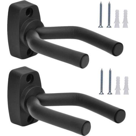 Crochets pour guitare, crochets courts, supports muraux pour ukulélé, supports pour guitare électrique, fixations métalliques (1/5)