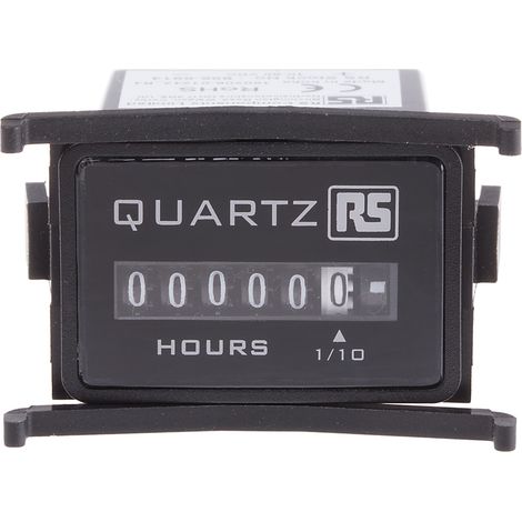 Compteur RS PRO Heures 1080 V c.c. Analogique 6 digits ( Prix pour 1 ) (1/3)