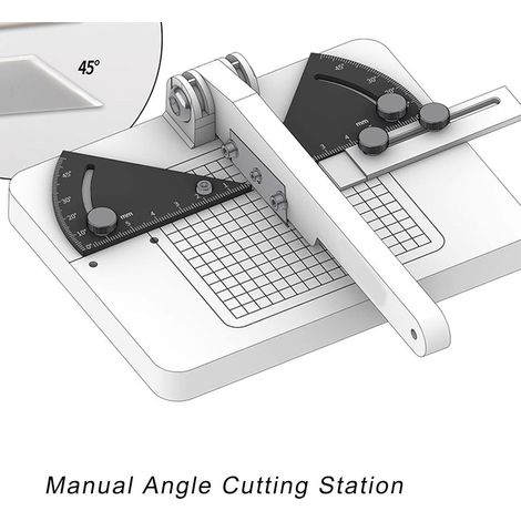 Station de D'angle Manuelle avec -onglet, Outil de de Bois et de Plastique Réglable à 45 Degrés pour des Projets de Bricolage Précis et de Construction de Modèles (1/5)