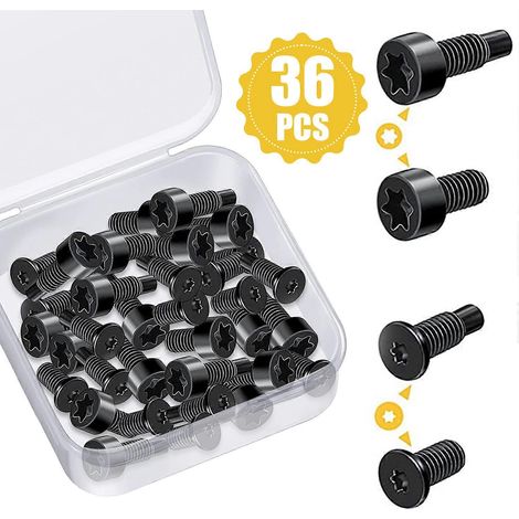 Vis de sonnette Ring, lot de 4/36 vis de sécurité de rechange pour sonnette Ring T5, T16 (1/5)