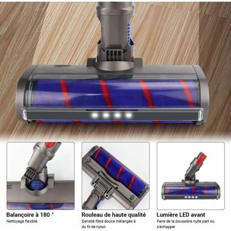 NALOOKAMIC Brosse de Remplacement pour Aspirateur Dyson V7 V8 V10 V11 Cleaner Brosse compatible avec Dyson V7 V8 V10 V11 Série (1/3)
