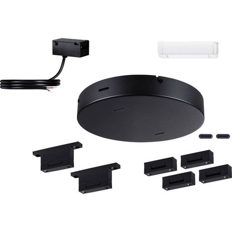 Paulmann 94628 Uline Elément pour système d'éclairage à sangle basse tension Kit d'installation noir (1/3)
