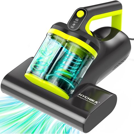 Aspirateur Matelas Aspirateur Anti Acariens - 16kPa Aspirateur à Main avec Lumière UV-C Chauffage Fonction Filtre HEPA Antibactérien Puissance d'aspiration pour Matelas,Textiles,Canapé (1/5)