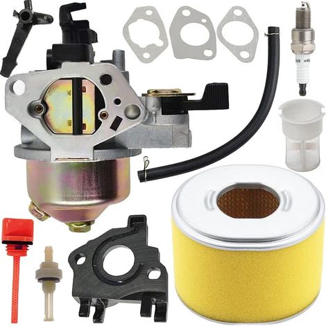 Carburateur pour Honda GX240 GX270 8HP 9HP Moteurs remplace 16100-ZE2-W71 1616100-ZH9-820 avec Filtre à air Joint de Bougie d'allumage Conduite de Carburant (1/4)
