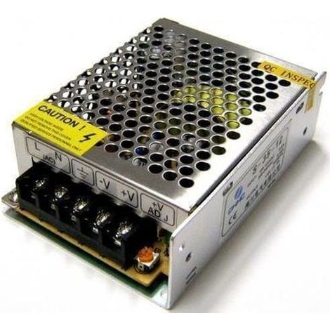 ALIMENTATORE TRASFORMATORE STABILIZZATO SWITCH TRIMMER 220V-12V 3.2A