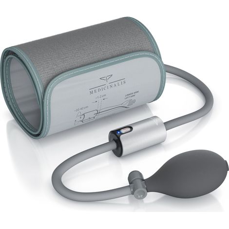 Medicinalis Blutdruckmessgerät Oberarm mit Bluetooth - für App AirBP - Blutdruck und Pulsmessung - 2 Benutzer - Universalmanschette 22 - 42 cm (1/5)
