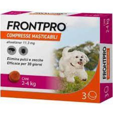 FRONTPRO COMPRESSA MASTICABILE CANI 2 - 4 KG 3 PZ