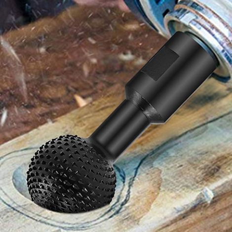 Tête de meulage sphérique pour meuleuse d'angle, fraise rotative boule en acier au carbone, sculpture sur bois, fixation 14 mm pour modèles 115 et 125 (1/5)