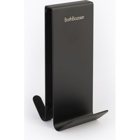 BATHBAZAAR - Patère double overdoor NEXT Noir Mat