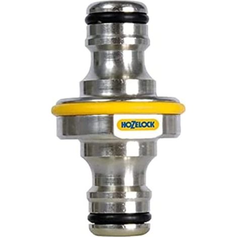 Hozelock 2044 Pro Metal Double Ended Male Garden Hose Pipe End Connector