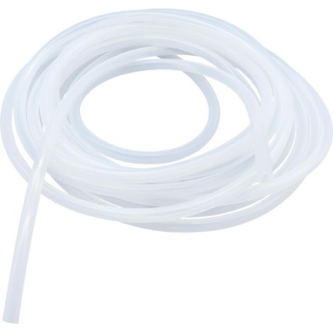 Tuyau en silicone 7mm ID x 9mm OD 5 mètres de long, Tuyaux de qualité alimentaire Tuyau flexible Transparent Tubes pour l'eau et l'air pour la pompe de transfert (1/5)