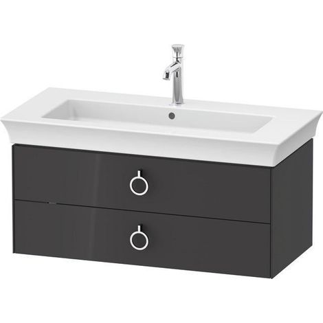 Meuble-lavabo WHITE TULIP 984x410mm 2 tiroirs we sdm ES chêne milieu