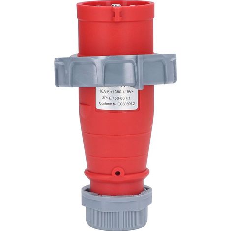 Connecteur étanche IP67 4 pôles 16A 380V pour montage encastré industriel (1/5)
