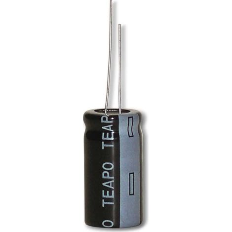 TEAPO Alu-Elko 22µF, 450V, radial, RM 7,5, KSG226M450S1U5M25K