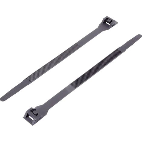 Serre-câble 360 mm x 9 mm noir TRU COMPONENTS TC-DK-360BK203 1592784 crantage extérieur 1 pc(s) S054611