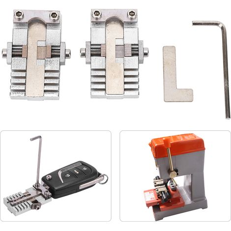 Machine à tailler les clés verticale multifonctionnelle avec pince universelle version améliorée, pince de fraisage interne et externe multifonctionnelle.