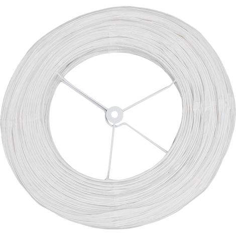 Ortviai Abat-jour en papier de riz pliable pour lampe sur pied – Style minimaliste moderne, blanc pur, idéal salon/chambre