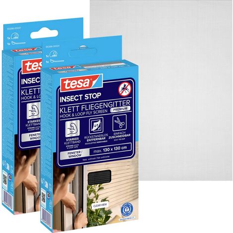 tesa COMFORT 55396-00500-01 Zanzariera (L x A) 130 cm x 130 cm Antracite 2 pz. (1/5)