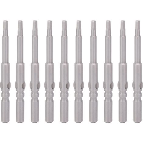Lot de 10 embouts magnétiques pour tournevis électrique, douilles hexagonales trempées, accessoires de remplacement (1/5)