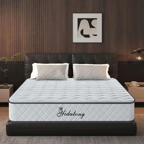 MATELAS - YIDATONG - Premium - 140x190 cm - 28 cm - Hybride mémoire de forme & ressorts ensachés (1/5)