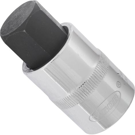 Douille mâle ∙ V2070 ∙ Carré creux 1/2 pouce (12,5 mm) ∙ Profil à 6 pans intérieurs ∙ Taille 19 mm (1/3)
