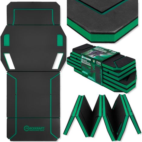 Cojín plegable Forcekraft Mat para taller, de espuma, 1210x570x31mm (1/5)
