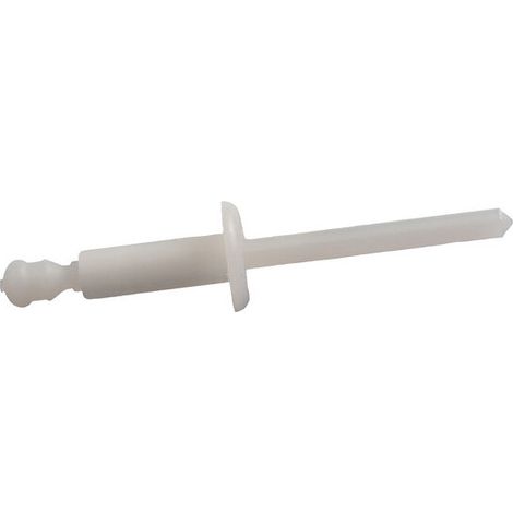 Rivet Aveugle Tête Plate Nylon Polyamide 6.6 4X12 - 10 pièces (1/3)