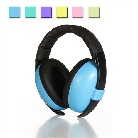Casque antibruit bébé, protection auditive isolante pour nourrisson, serre-tête doux, modèle (A), confortable et ajustable (1/5)